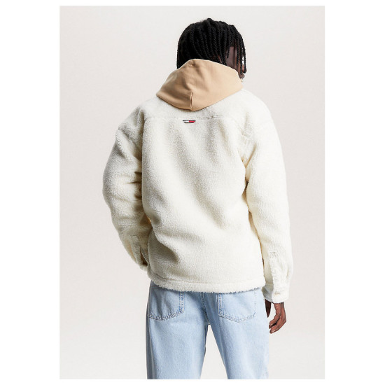 Tommy Hilfiger Ανδρικό πουκάμισο Solid Sherpa Overshirt